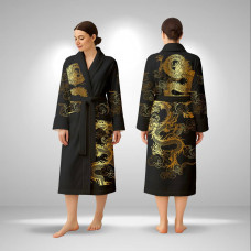 Кімоно жіноче з плюшевого велюру Emperor 29485 2XL