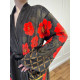 Кімоно жіноче з плюшевого велюру Red Camellia 29455 2XL