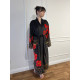 Кімоно жіноче з плюшевого велюру Red Camellia 29455 2XL