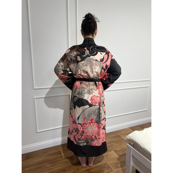 Кімоно жіноче з плюшевого велюру Sakura 29479 2XL