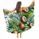 Парео пляжне з 3D принтом Coconut Breeze 31043 80х150 см