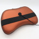 Масажна подушка інфрачервоний роликовий масажер для шиї та спини Massage Pillow 19125 коричнева