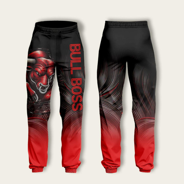 Штани спортивні з 3D принтом BULL BOSS 30939 2XL