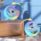 Настільний вентилятор безшумний з підсвічуванням RGB Fan Colorful Desktop 19030 блакитний