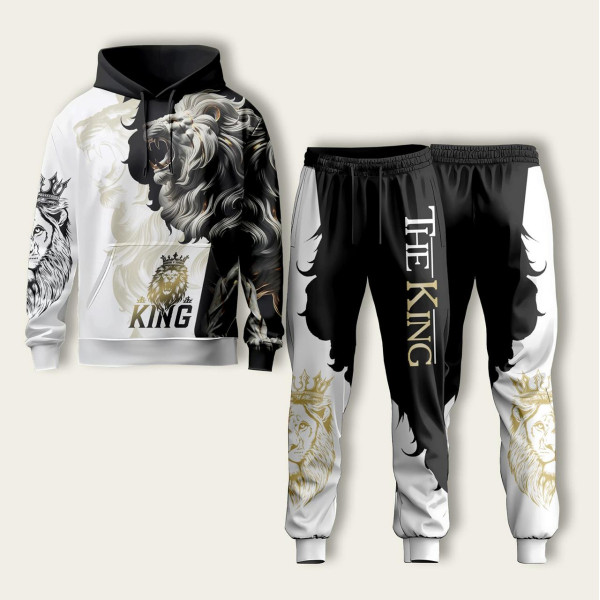 Костюм спортивний худі та штани з 3D принтом King 29414 2XL