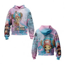 Худі спортивне з 3D принтом Chromatic One Piece 29221 S