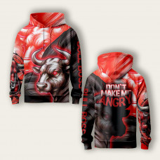 Худі спортивне з 3D принтом BULL BOSS 30932 2XL
