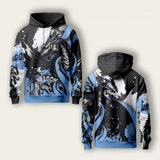 Худі спортивне з 3D принтом DRACON 30995 2XL