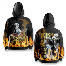 Худі спортивне з 3D принтом Metal Bender 31521 2XL