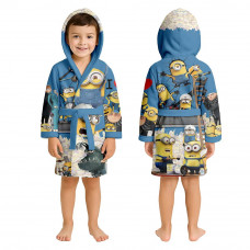 Халат дитячий з плюшевого велюру Minions 31734 122-128 см