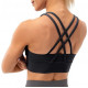 Топ жіночий спортивний зі знімною чашкою 19179 L чорний