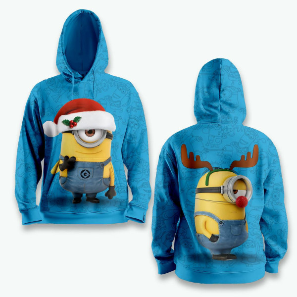 Світшот з 3D принтом Santa Minion 31581 M