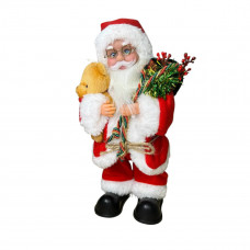 Фігура новорічна музична Санта 19324 30 см