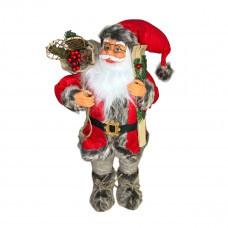 Фігура новорічна Санта 19319 65 см червона
