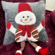 Подушка новорічна 3D Веселий Сніговічок 19288 40х40 см