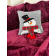 Подушка новорічна 3D Містер Сніговик 19289 40х40 см