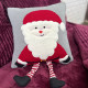 Подушка новорічна 3D Санта Клаус 15047 40х40 см