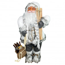 Фігура новорічна Санта 19399 65 см сірий