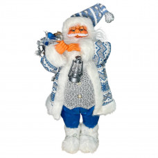 Фігура новорічна Санта 19400 65 см синій