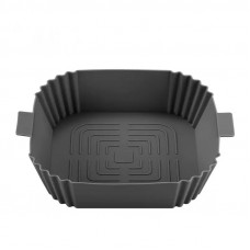 Форма в аерогриль квадратана силіконова 19316 20х20х5 см сіра