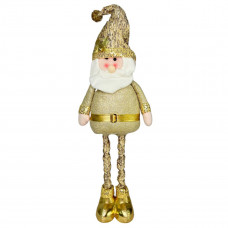 Фігура новорічна телескопічна Золотий Санта 19411 60-90 см