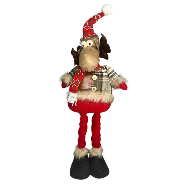 Фігура новорічна телескопічна Олень 19403 45-60 см