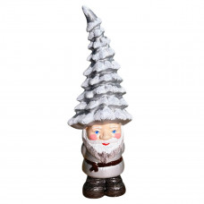 Фігура новорічна Гном з ялинкою 19435 31 см