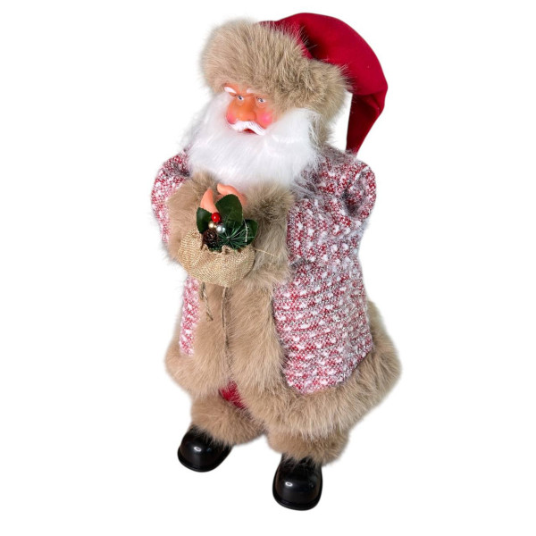 Фігура новорічна музична Санта 2 19430 65 см Фігура новорічна музична Санта 2 19430 65 см