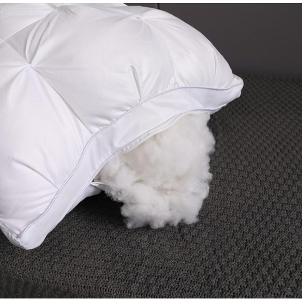 Подушка тісто з поліефірного волокна Hotel pillow 19534 50х70 см біла