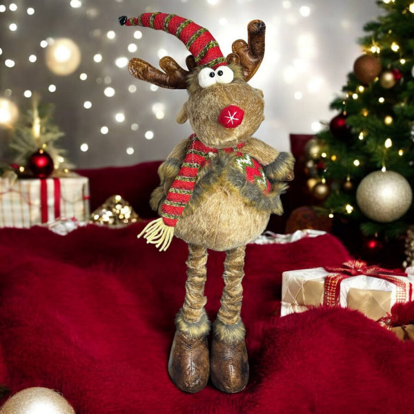Фігура новорічна Stenson 90647 19485 70 см (уцінка) Фігура новорічна Stenson 90647 19485 70 см (уцінка)