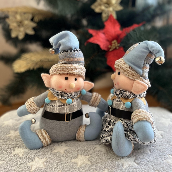 Фігура новорічна Stenson Elf R90774 19481 26 см Фігура новорічна Stenson Elf R90774 19481 26 см