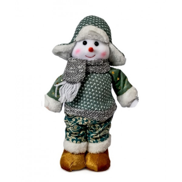 Фігура новорічна Stenson Santa&Сo M17273 19473 38 см Фігура новорічна Stenson Santa&Сo M17273 19473 38 см