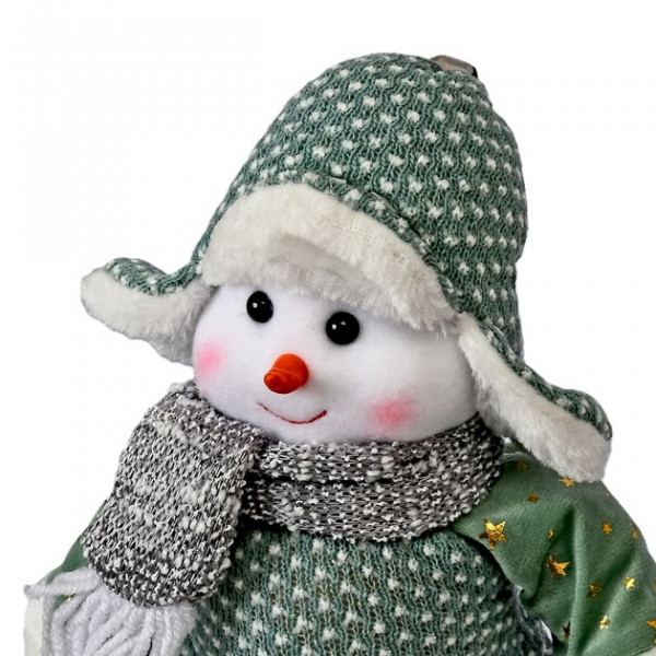 Фігура новорічна Stenson Santa&Сo M17273 19473 38 см Фігура новорічна Stenson Santa&Сo M17273 19473 38 см