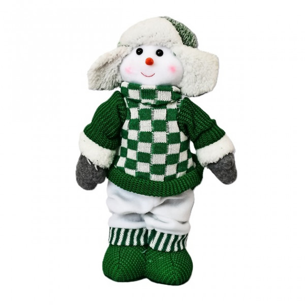 Фігура новорічна Stenson Snowman M17260-B 19470 32 см Фігура новорічна Stenson Snowman M17260-B 19470 32 см