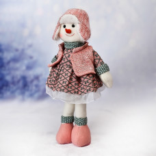 Фігура новорічна Stenson Snowman M17290-A 19471 50 см