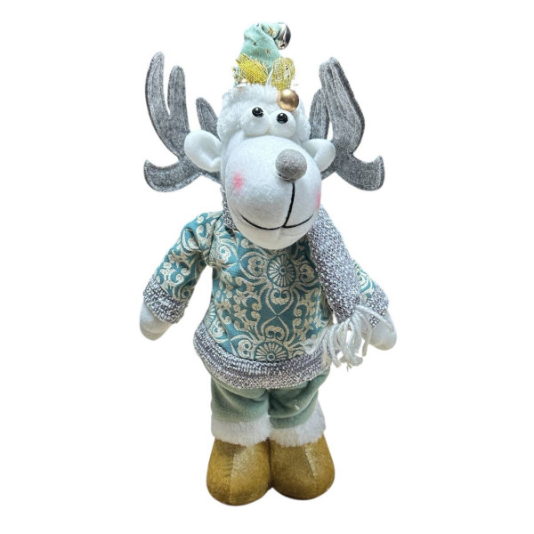 Фігура новорічна Stenson Олень M17273 19448 37 см