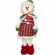 Фігура новорічна Stenson Сніговик M17319-C 19444 60 см