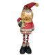 Фігура новорічна телескопічна Stenson Домовенок 2020L-80A 19440 70-95 см