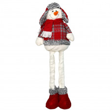 Фігура новорічна телескопічна Stenson Сніговічок R95917 19439 35-60 см