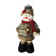 Фігура новорічна телескопічна Stenson Сніговик М48038 19557 35-50 см Фігура новорічна телескопічна Stenson Сніговик М48038 19557 35-50 см