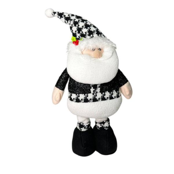 Фігура новорічна телескопічна Санта 30912 19454 35-50 см Фігура новорічна телескопічна Санта 30912 19454 35-50 см