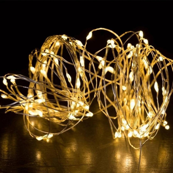 Гірлянда світлодіодна від мережі Роса Y-20-78WW/-836 19558 100 м 1000 LED тепла жовта