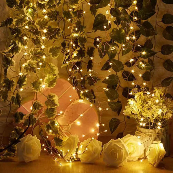 Гірлянда світлодіодна від мережі Роса Y-834WW 19559 50 м 500 LED тепла жовта