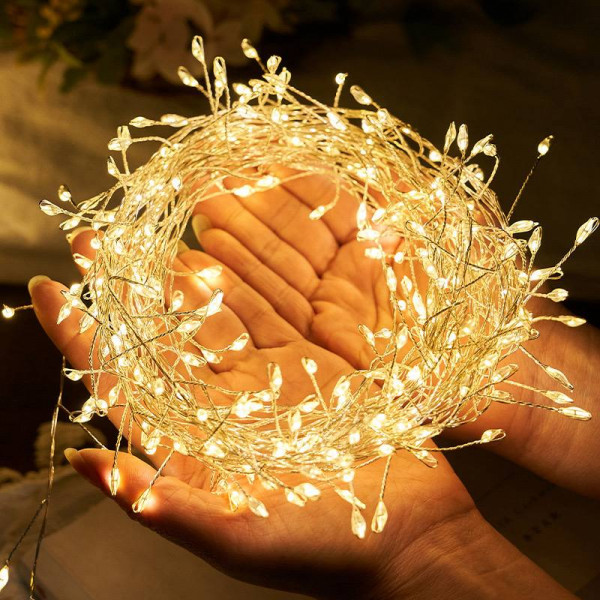 Гірлянда світлодіодна від мережі Роса Y-834WW 19559 50 м 500 LED тепла жовта