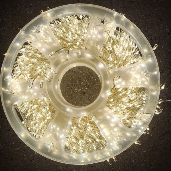 Гірлянда світлодіодна від мережі Роса Y25-27WW 19576 20 м 500 LED теплий жовтий