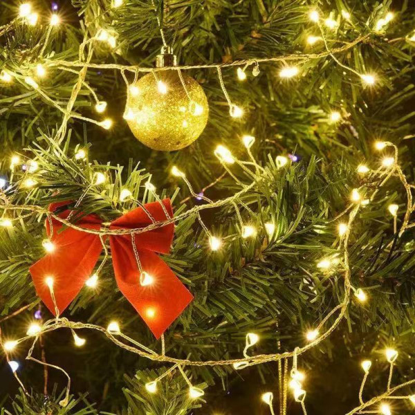 Гірлянда світлодіодна від мережі Роса Y25-27WW 19576 20 м 500 LED теплий жовтий