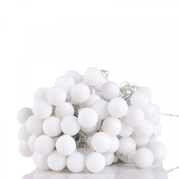 Гірлянда світлодіодна від мережі Кулі Y25-20W 19585 4 м холодний білий