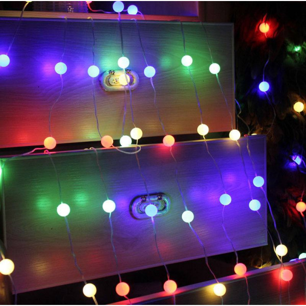 Гірлянда світлодіодна від мережі Кулі Y25–20M 19583 4 м мультиколор