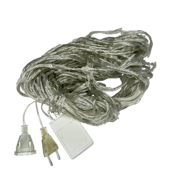 Гірлянда світлодіодна від мережі Штора CRT-011-2WW 19563 3х2 м 300 LED тепла жовта