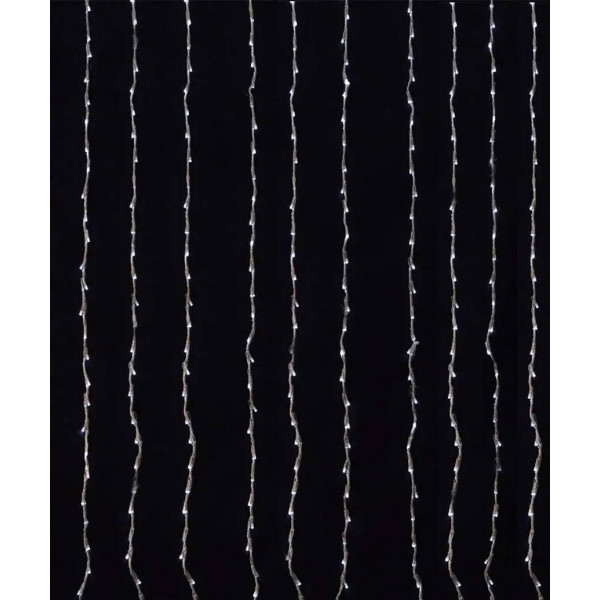 Гірлянда світлодіодна від мережі Штора CRT-011W 19562 3х2 м 300 LED холодна біла